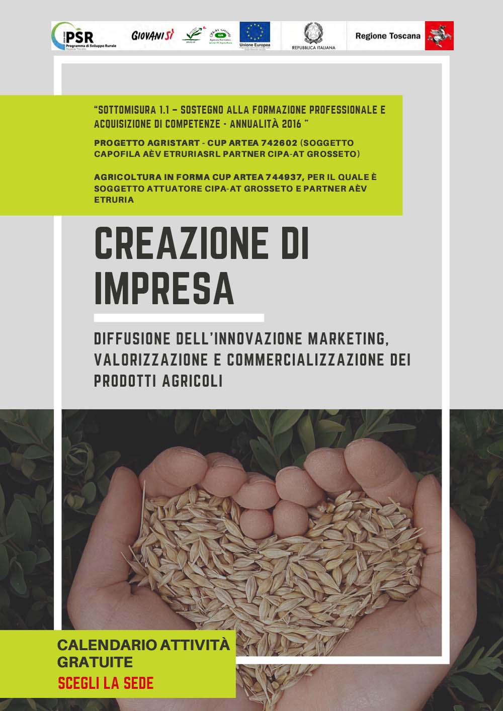 Corsi gratuiti in provincia di Siena
