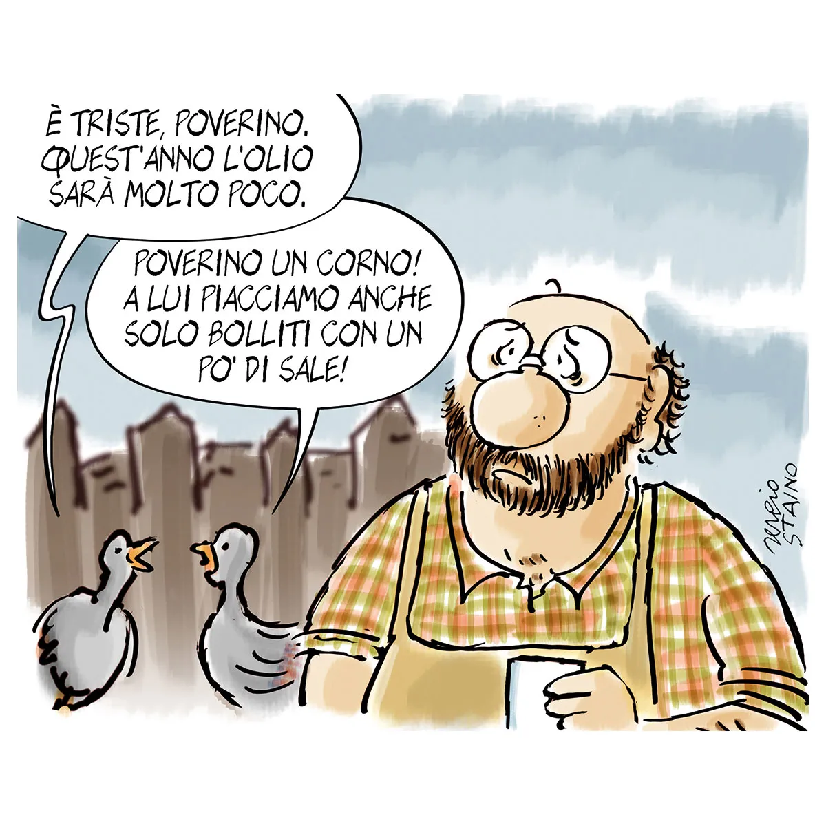 La vignetta di Sergio Staino